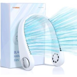 TORRAS L2 Rechargeable Portable Neck Fan - White (1280)